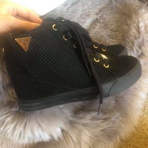 GUESS Hidden-Wedge High-Top Sneakers